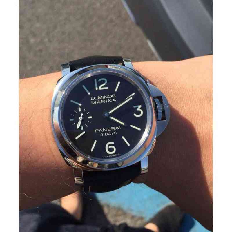 

Luxury Mechanical Movement Watch Panera lumino Series Automatic Swiss Size 44mm Leather Strap Model Pam00510 Brand Designers es Wrist, Khaki