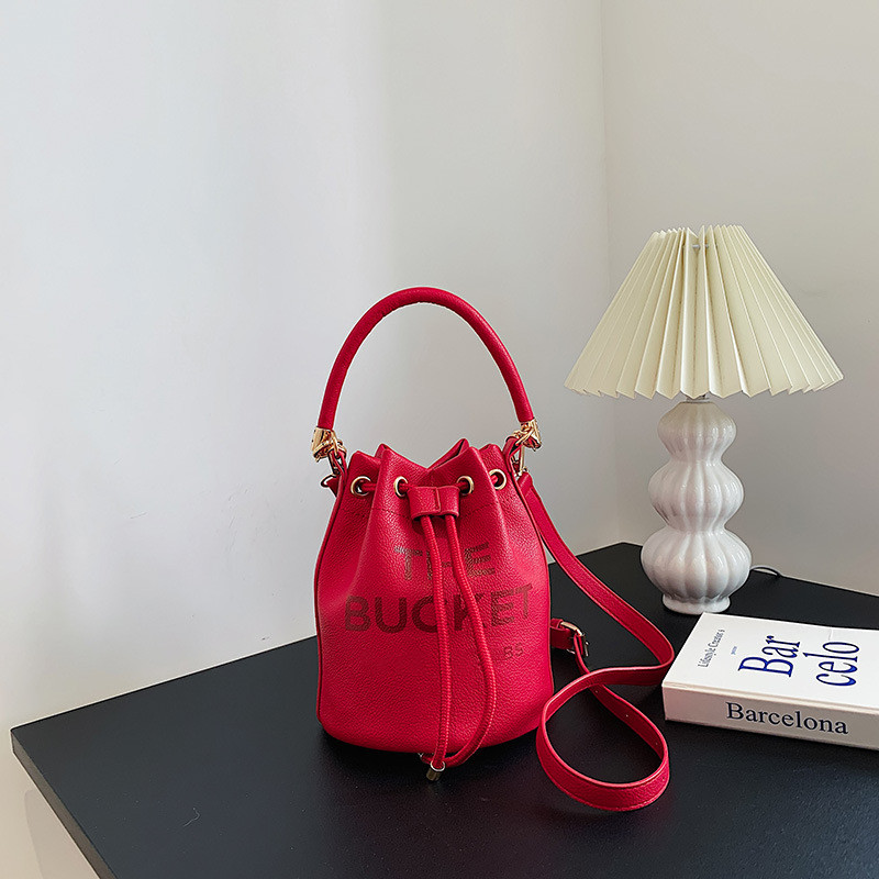 

Luxury Designer Women's Bags Rich barrels Real Classic marc Cannes Modeling Crossbody Bucket Bag, As pic