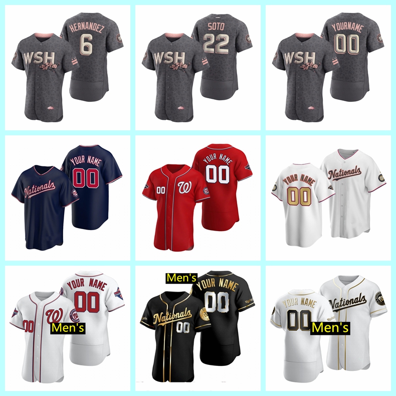 

Baseball Jersey Washington''Nationals''men 22 Juan Soto 17 Chris Archer 3 Alcides Escobar 37 Stephen Strasburg custom men women youth 617, Nik logo