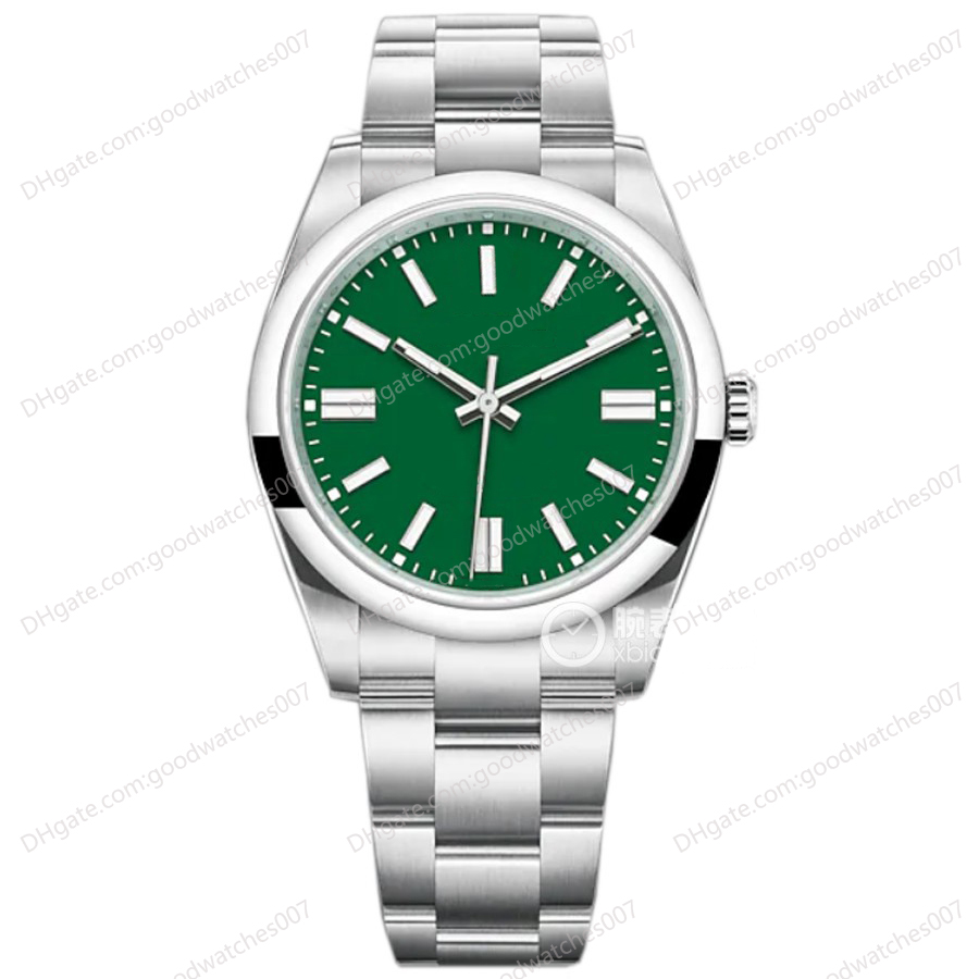 

BP Factory High Quality Watch Men's Watch 124300 41mm Green Dial 316L Stainless Steel Oyster Strap Sapphire Glass 2813 Automatic Mechanical Watchs Luxury Gents watch, Original box papers
