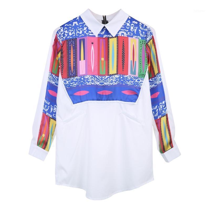 

Hirigin 2022 Women Clothing Long Sleeve Shirts OL Elegant Formal Chiffon Blouse Office Ladies Work Wear Tops Women' Blouses, White