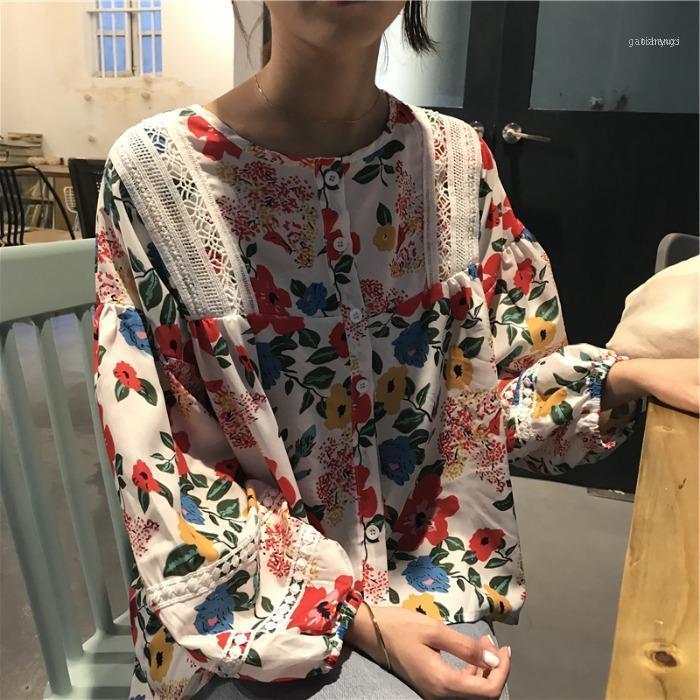 

Summer Printed Tops For Women Beach Fashion Hippie Boho Blouse Long Sleeve Shirt Chic Bohemian Clothing Tunics Female Ladies1, Flower