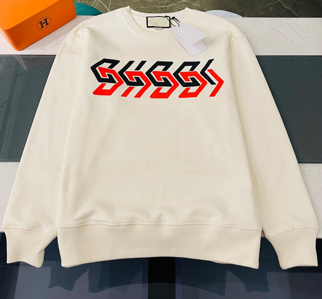 

New AOP jacquard letter knitted sweater in autumn / winter 2022acquard knitting machine e Custom jnlarged detail crew neck cotton r51648s32, Black