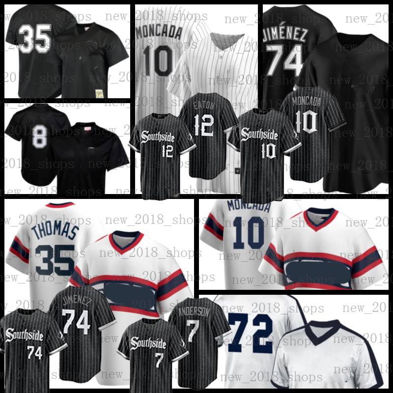 

Eloy Jimenez Jerseys Southside Jose Abreu Soxs Baseball Luis Robert Nomar Mazara Chicago Tim Anderson Nick Madrigal Yasmani Grandal Women Yermin Mercedes Men, Custom retro jersey