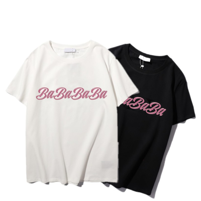 

Women Designer Tee Mens Casual T-shirts Summer Letters Print Tshirt with Letters Fashion Short Sleeved Tees Tops White Black