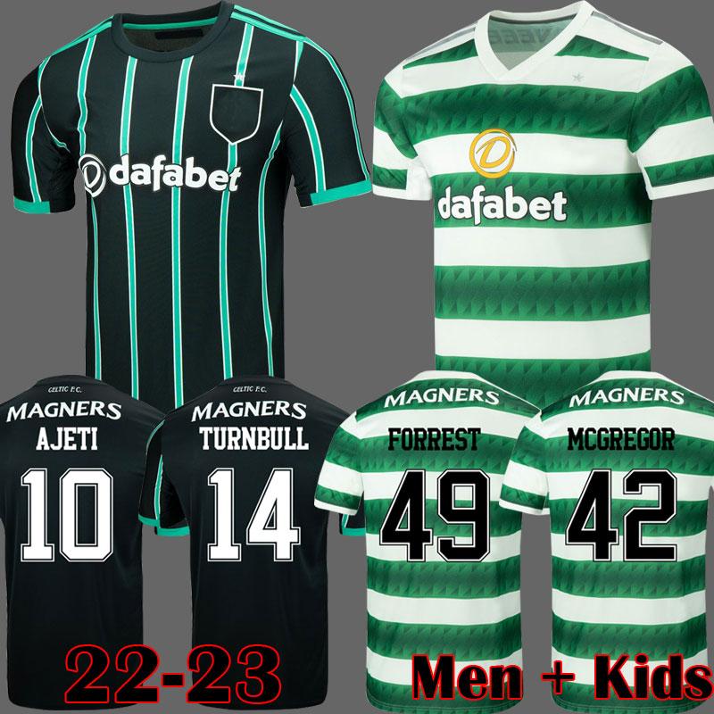 

22 23 Celtic Soccer Jerseys 2022 2023 DUFFY EDOUARD Football Shirts AWAY JOTA Rogic Abada Furuhashi Giakoumakis MCGREGOR GRIFFITHS Men kids