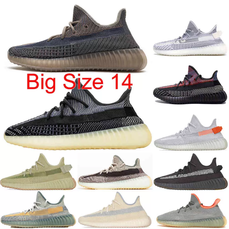 

PK Quality Big Size 14 West Men Women Running Shoes Designer Sneakers Fade Cinder Na''V2''YEEZIES''BOOSTs''yezzies''350 Bze, Bred