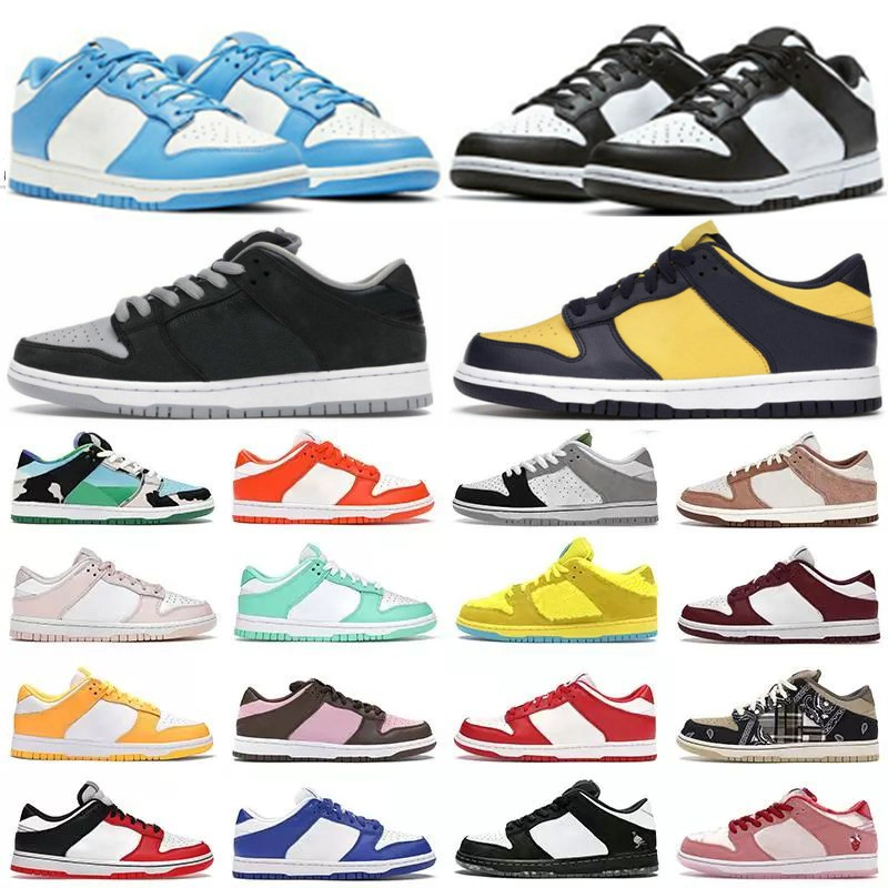 

2022 Designer men's shoes Sailing Photon dust Cashew flower black white Panda Coast University red gray Syracuse Chicago Valentine's Day women's sports shoes outdoor, Watermelon