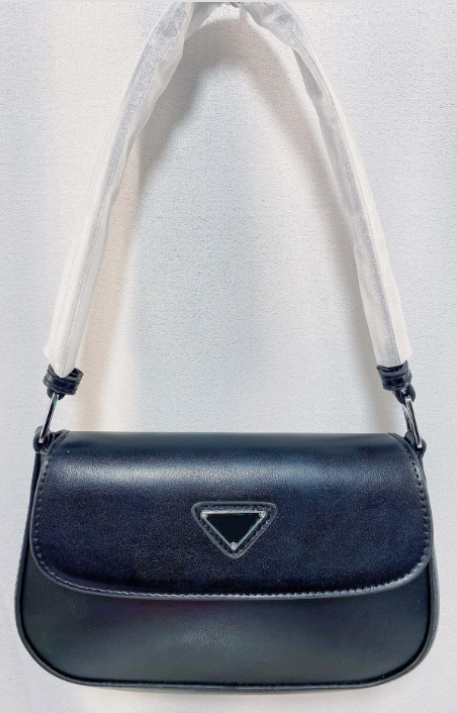 

Women's Triangle Logo Square Bag New Underarm Bag Shoulder Bags Trendy Lightweight Tote, As pic