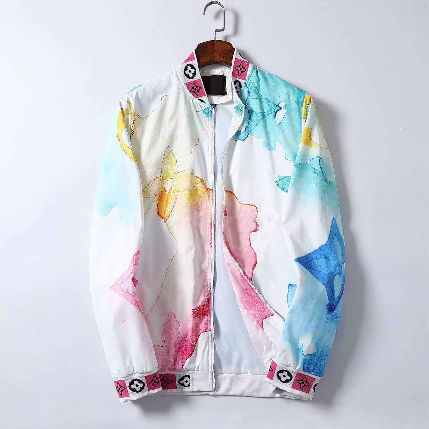 

Mens Jacket Hooded Autumn And Winter Style For Men Women Windbreaker Coat Long Sleeves Fashion Jackets Letters Printed Outwears designer Coats Apparel, Multi