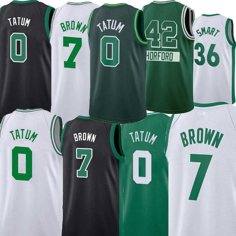 

Men Basketball Jayson 0 Tatum Jaylen 7 Brown Brogdon city Basketball Jersey Retro Kevin 5 Garnett Paul 34 Pierce Smart36 White9 12 Williams 44 Horford 42 Shirt Jerseys, As picture