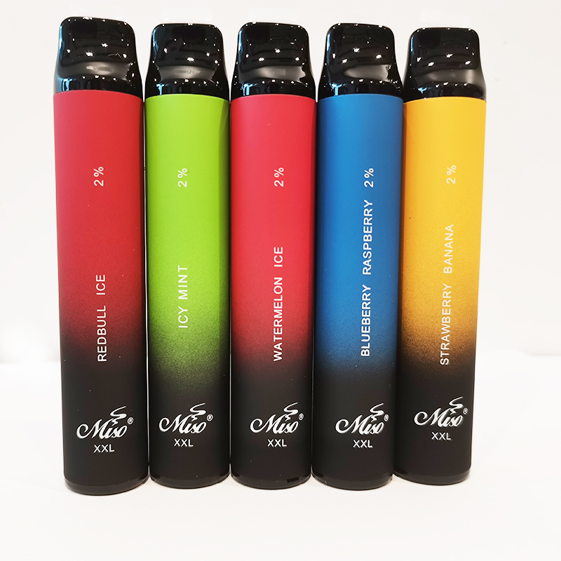 

Miso XXL 1600Puffs E cigarette Original Disposable vape Pod kit various colors