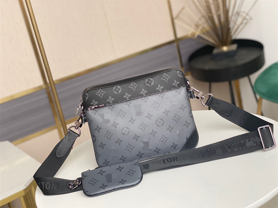 

TRIO 3pcs Shoulder Bags old flower Print Men and Women Crossbody Messenger Bag Famous Brand Handbags Briefcase GGs LVs YSLs louiseity viutonity VUTTONS