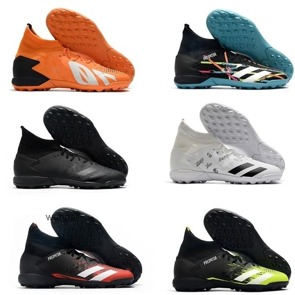 

Predator Mutator 20.3 TF Mens High Ankle Boots Soccer Shoes Top Quality Indoor Leather Laceless Trainers Turf Socks Football Cleats US6.5-11, Color18# tf