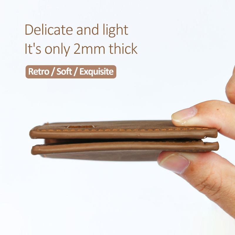 

Wallets Business Men Foldable Small Money Purses PU Leather Design Thin Coin Bag Fashion Zipper WalletWallets, Black wallet
