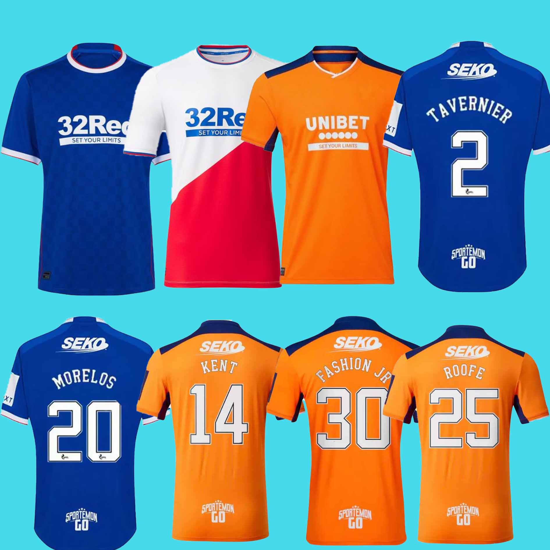 

22 23 Rangers home Soccer Jerseys TAVERNIER MORELOS ROFFE 2022 2023 Glasgow HAGI KENT DAVIS Football Shirt LAWRENCE COLAK ARFIELD Mens Jersey Kids Kit, Red