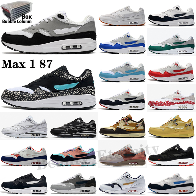 

Max Cushion 1 87 have a day men women Running Shoes OG Anniversary Red Light Iron white black black leopard women Eur 36-45, Color 29