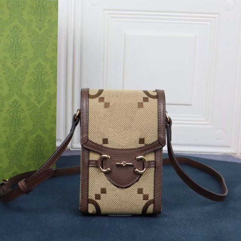 

Fashion Ladies Mini Chain Shoulder Bag Luxury Messenger Bags classic high quality Leather mobile phone bag wallet Designer Handbag Tote with Box PM Brown, Extra shipping(not for sale)