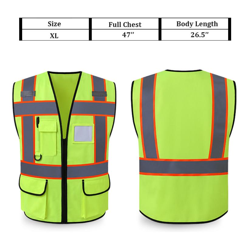 

Motorcycle Apparel Jacket Reflective Vest High Visibility Night Shiny Warning Safety Coat For Traffic Work Cycling Team UniformMotorcycle