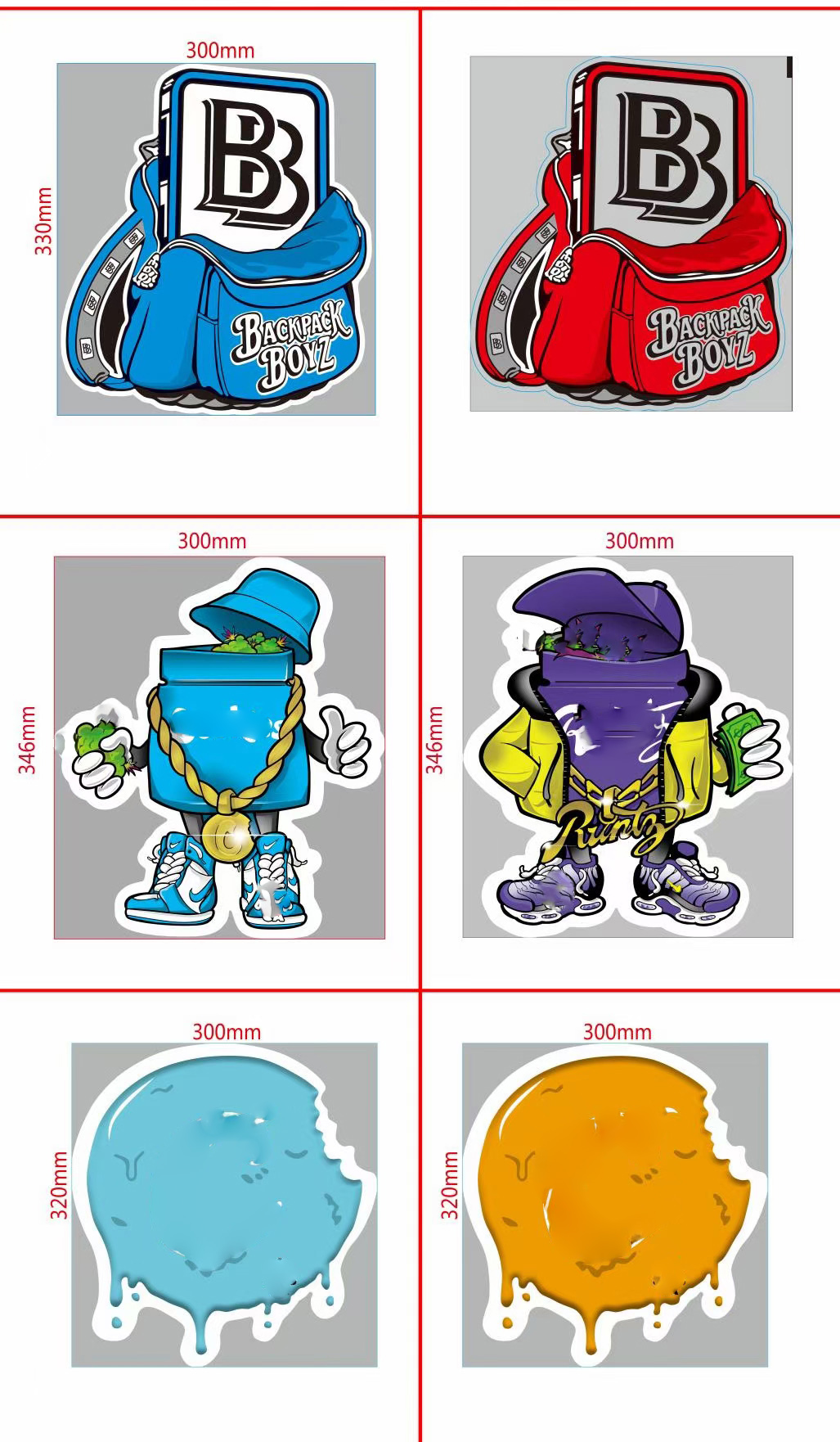 

1 LB Pound Irregular Shaped Mylar Bag 16OZ Cook BACKPACKBOYZ Jokes up SMELL PROOF Packaging Bags Runtz big "C" zipper releasable special shape packing baggies