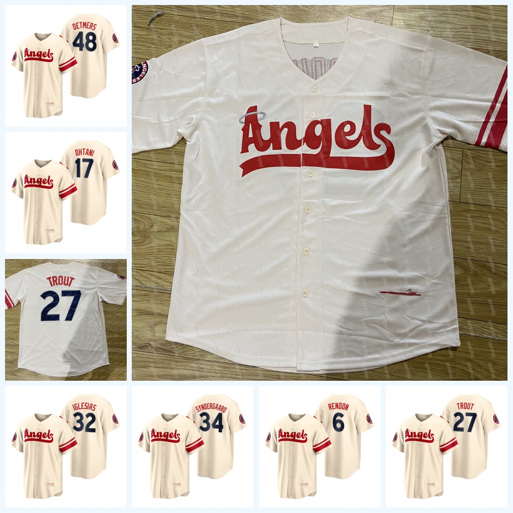 

Loa Angeles Mike Trout 2022 City Connect Jersey Angels Shohei Ohtani Jared Walsh Brandon Marsh Jo Adell Anthony Rendon Tyler Wade Max Stassi Reid Detmers, Men flex base