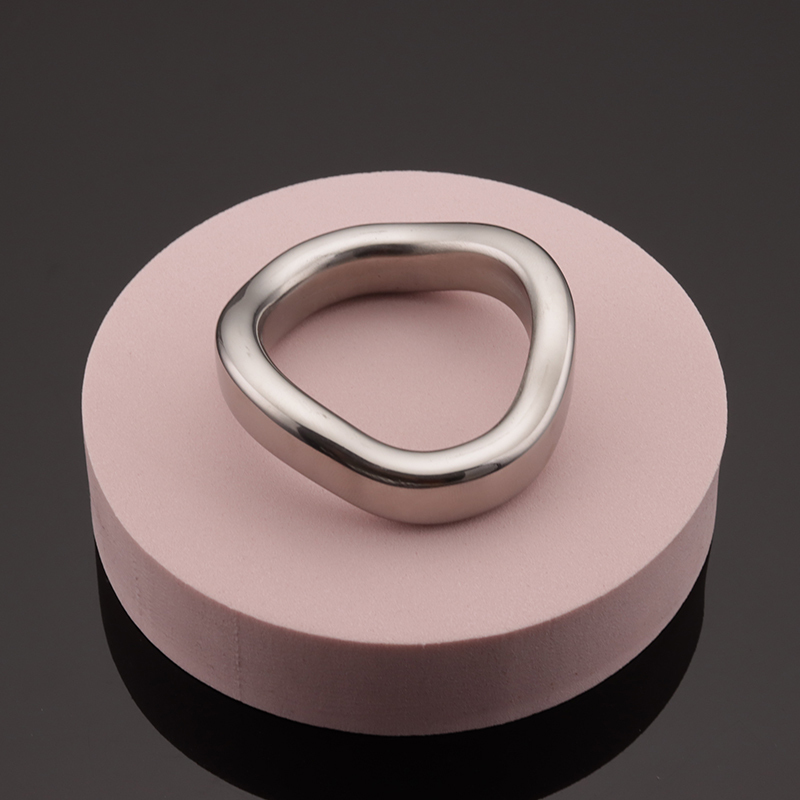 3 Size Curve Penis Cock Ring Bondage Lock Cockring Heavy Duty Male Metal Ball Scrotum Stretcher Delay Ejaculation sexy Toys Shop Beauty Items