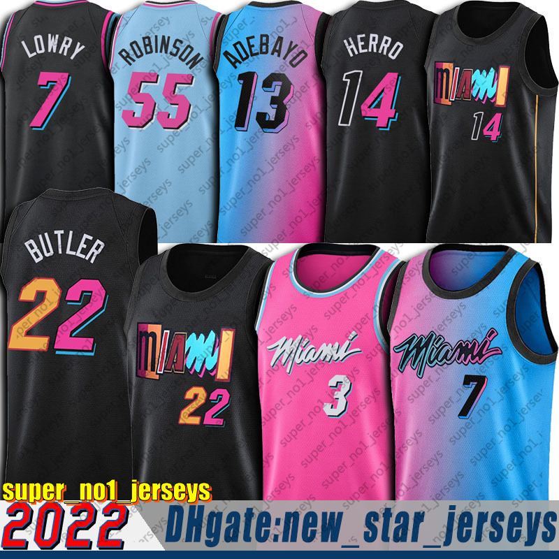 

Jimmy Bam 13 22 Butler Adebayo Kyle 7 Lowry Basketball Jersey 55 Dwayne Dwyane 3 Wade Tyler 55 Duncan 14 Herro Kendrick Robinson Nunn Miamis 75th anniversary Heats Mens, Choose green number