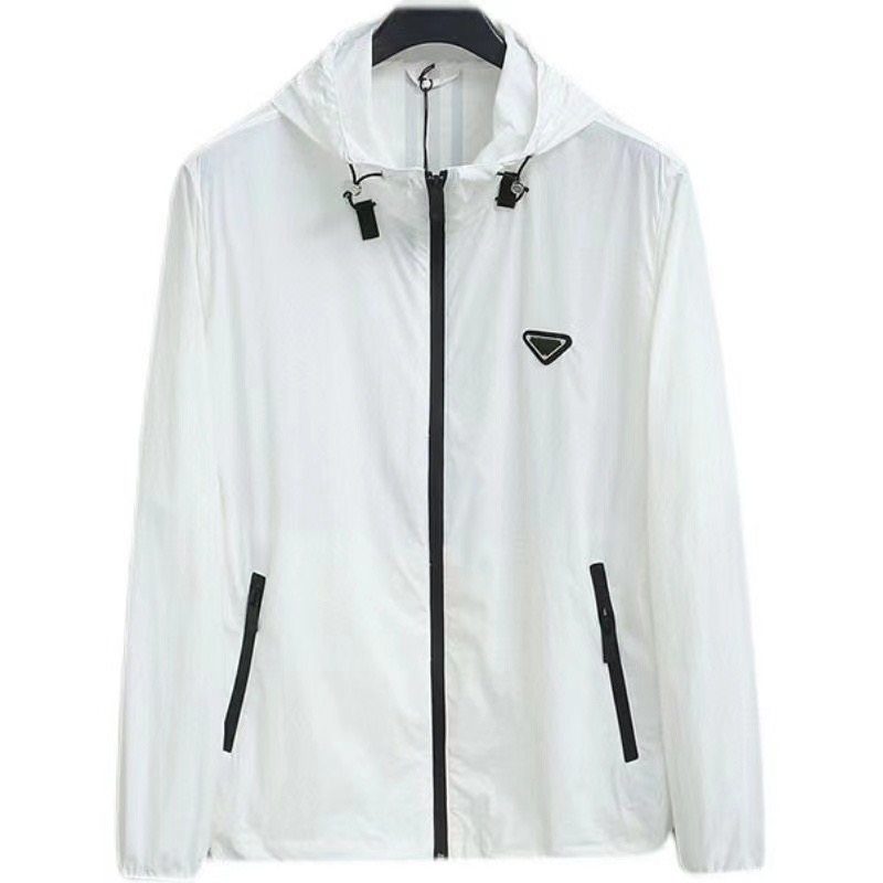 

Fashion Men's Jackets hoodies windbreaker Coats Summer Men Women zipper long sleeve Thin Casual Jacket couple Windproof sunscreen Sweatshirts Hooded RG2R