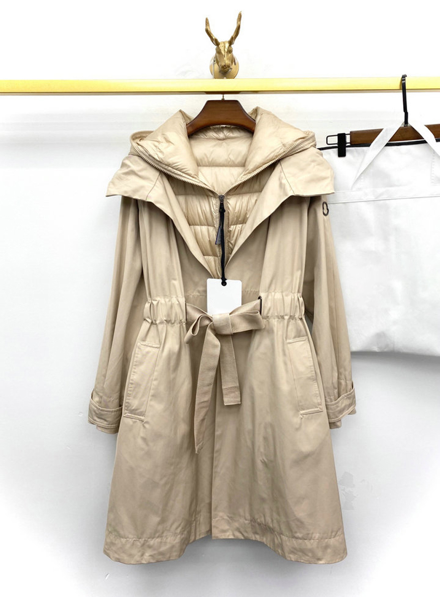 

Outerwear Coats Winter outdoor leisure sports down jacket white duck windproof aviator parker long leather collar cap warm real wolf fur designer coat