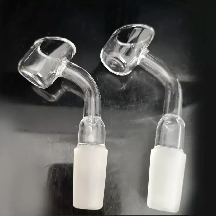 

4mm Thick Club Banger Domeless Quartz Nail 10mm 14mm 18mm Male Female 90 Degrees 100% Real Quartz Banger Nails FY2309 F0707