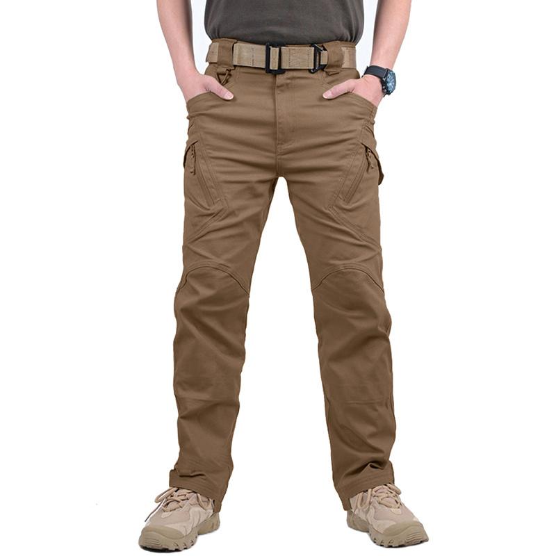 

Men's Pants City Tactical Mens Multi Pockets Cargo Military Combat Cotton Pant Army Casual Trousers Hike PantsMen's Men'sMen's, Brown