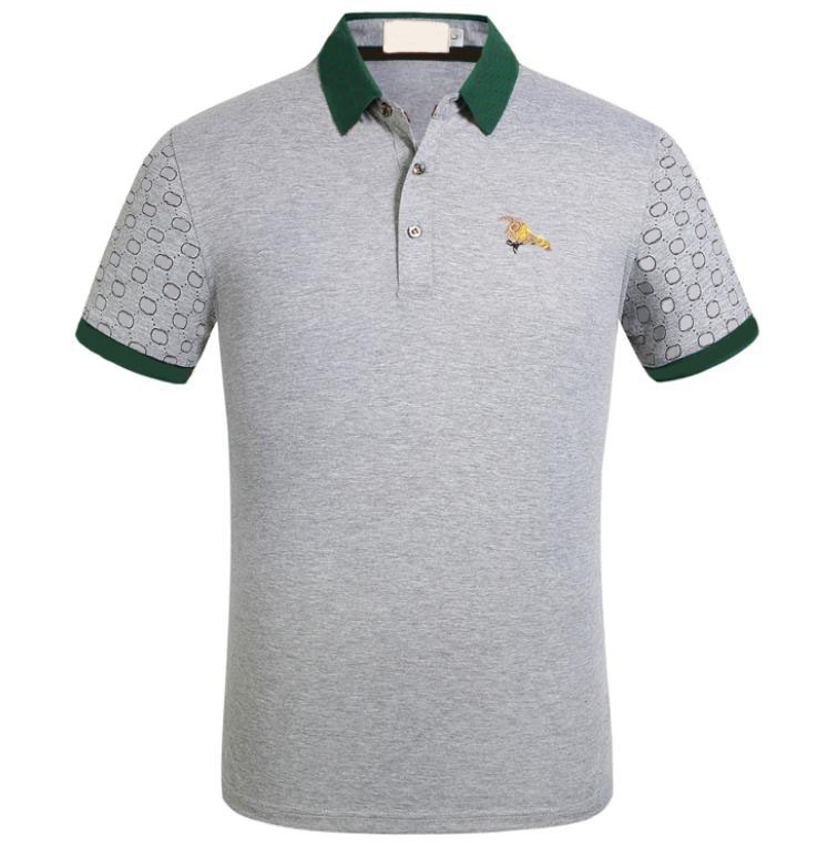 

Men's Polos Fashion Shirt bee embroidery stitching tshirt High Quality 2022GG Men Women T Shirts short sleeved Shirts Streetwear Casual Man, 01