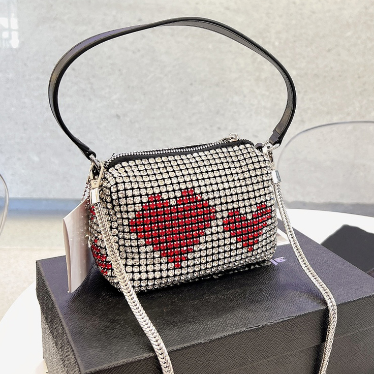 Sac diamant Oreiller à rabat Sacs portefeuille à bandoulière 2022 Luxurys Top designers Lady Quality Femmes sac à main Sacs à main de mode sac à