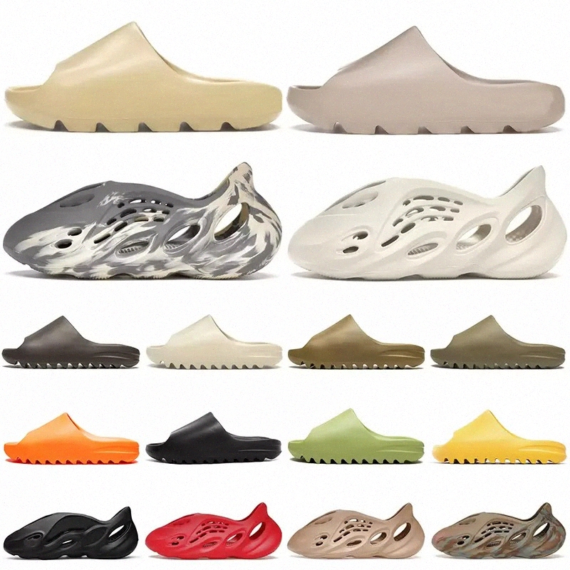 

Designer sandals men women sandal slippers Triple Black White Resin pattern slippers Foam Runner mens womens west slipper slides slider sliders shoes D3CQ#, 23