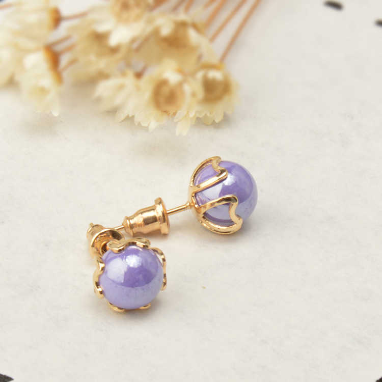 

High imitation Shell Bead Earrings temperament silver jewelry still double-sided pearl earrings VIP 03
