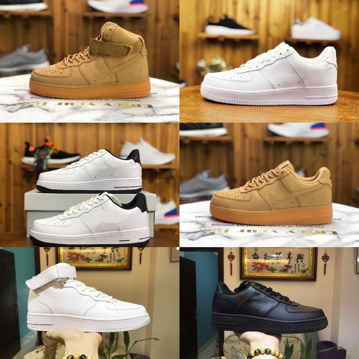 

Wholesale 2022 New Designers FoRcES Men Low Skateboard Casual Shoes Discount One Unisex 1 07 Knit Euro Airs High Women All White Black Wheat Running Sports Sneakers, Please contact us