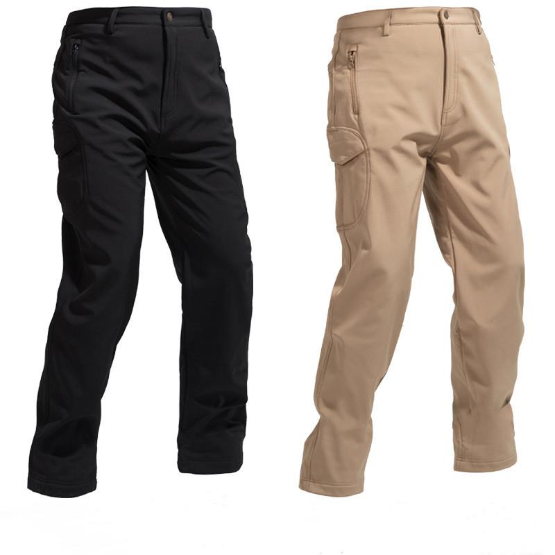 

Men' Pants Men Fleece Tactical Cargo Combat Army Man Pant Training Military Hiking Camping Outdoor TrousersMen' Men'sMen, Black