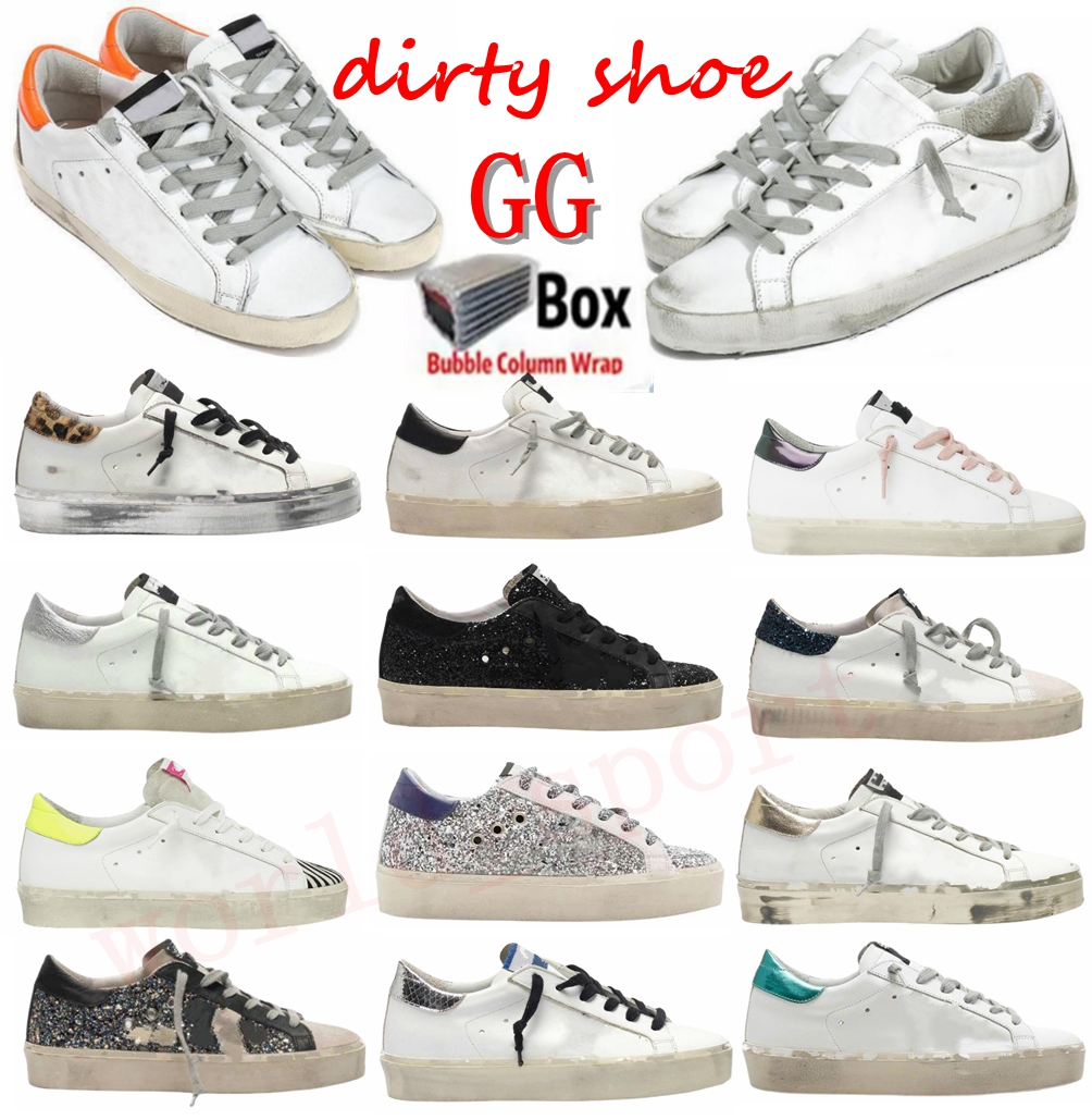 

New Italy Brand golden Do-old Dirty Casual Shoes Designer Golde Super Star Sequin Sneakers Men Women Classic White Trainers EUR36-45, 13