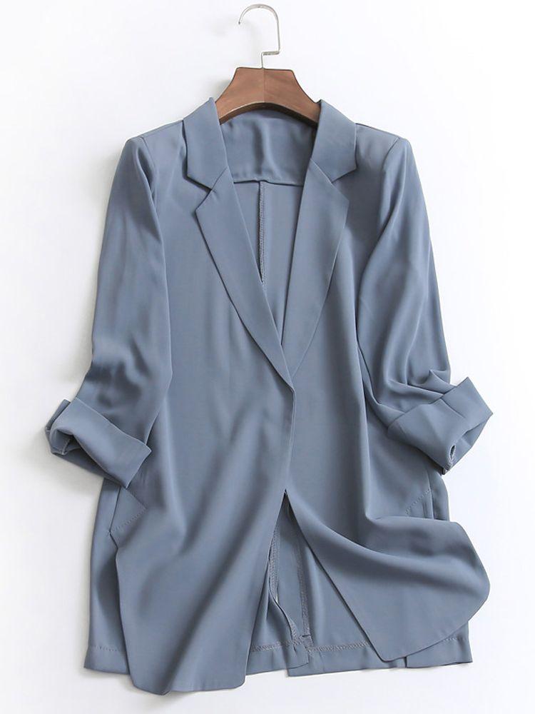 

Women' Suits & Blazers Summer Fashion Business Interview Women Work Office Ladies Half Sleeve Casual Blazer And CoatWomen, Black