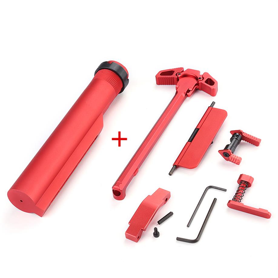 

Tactical Buffer Tube kit Color Suit combination Charging Handle AR-15 M16 Hunting Accessories289Z