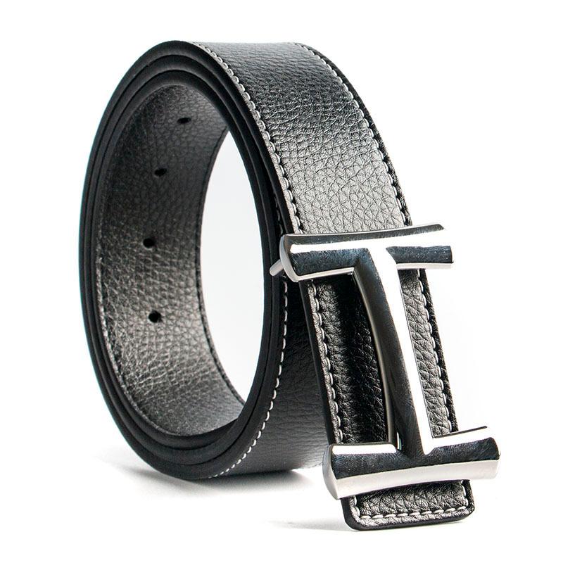 

Belts Top Luxury Designer Brand Cowhide Belt Letter Men High Quality Women Genuine Real Leather Dress Blue Strap For Jeans Waistband, Black