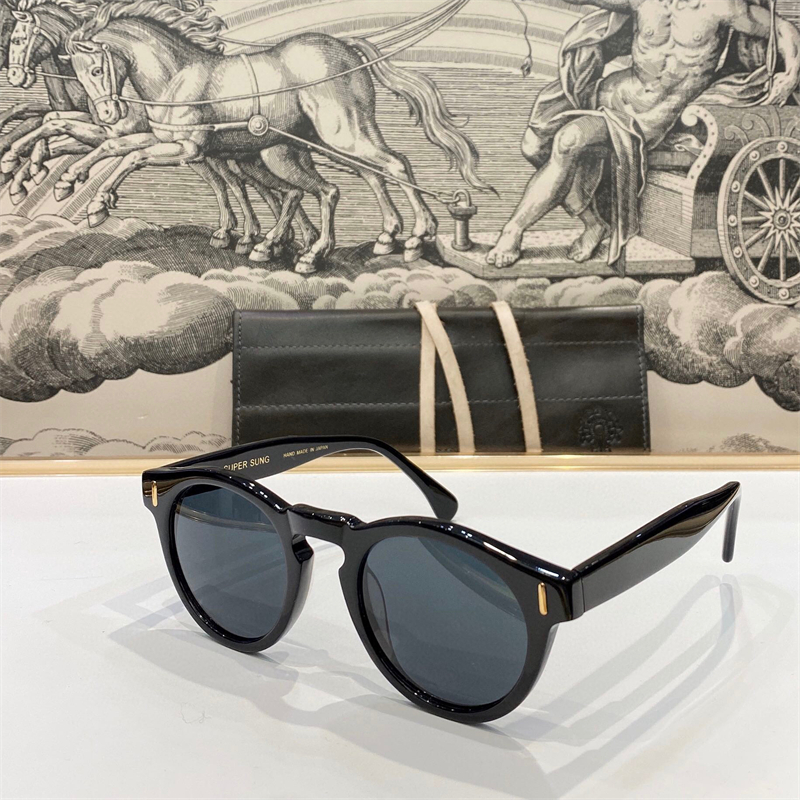 

SUPER SUNG SS007 Sunglasses For Men Women Summer Style Anti-Ultraviolet Retro Plate Round Frame Random Box