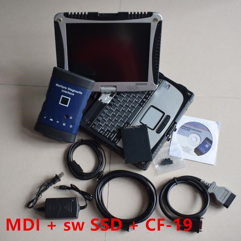 

MDI Scanner With Tech2Win GDS2 Software installed well SSD win7 in cf19 i5 8g laptop ready use
