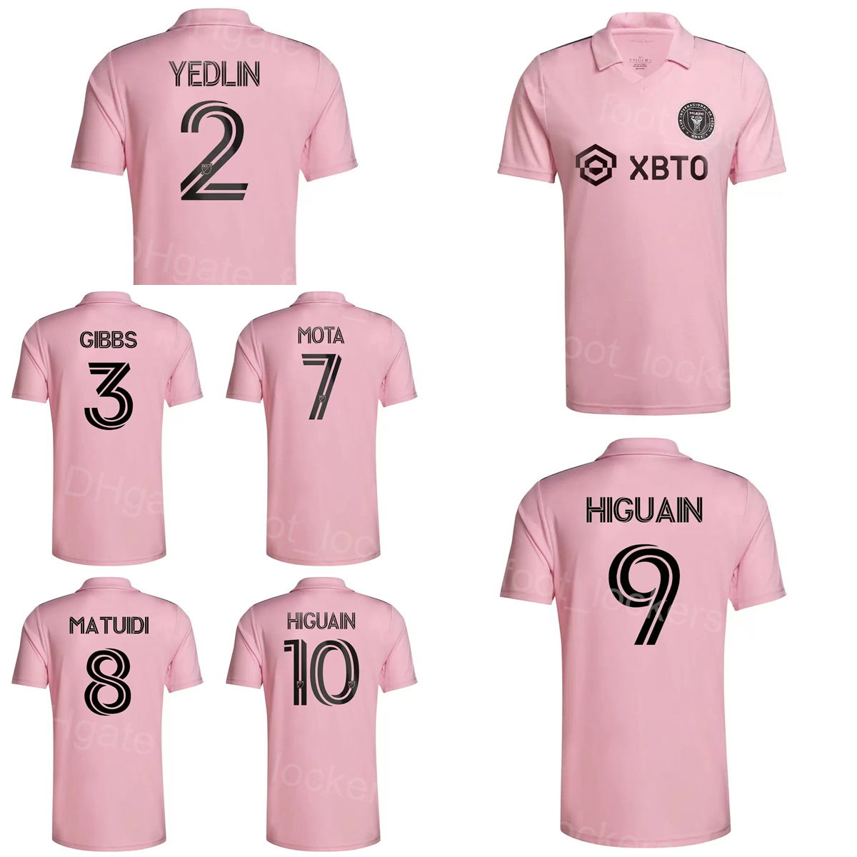 

FC Club Soccer Inter Miami CF 7 JEAN MOTA Jerseys 2 YEDLIN 11 LASSITER 26 GREGORE 16 TAYLOR 31 LOWE 10 HIGUAIN 9 CAMPANA 19 ROBINSON 22 DUKE 4 MCVEY Football Shirt Kits, Pink