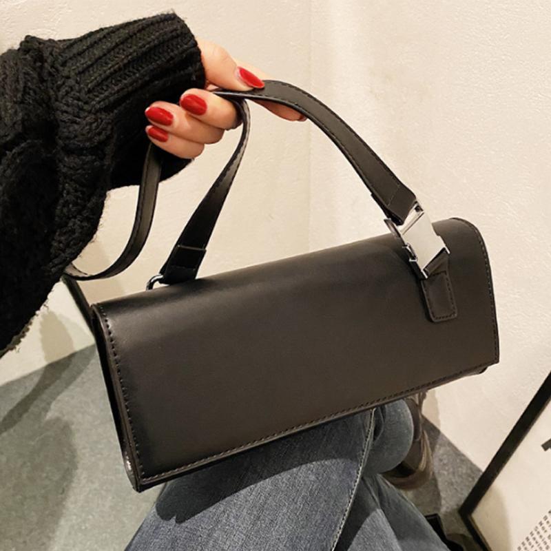 

Evening Bags Designer PU Leather Underarm For Women Hit Brand Party Clutch Handbags Shoulder Bag And Purses, Black