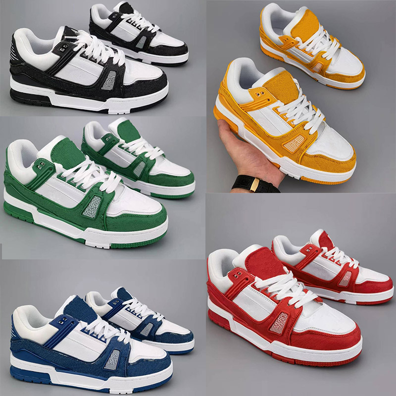 

Designer Sneakers Casual Shoes Trainer Panda Men Fashion Low Top Platform Rubber size 36-45, Ocean blue