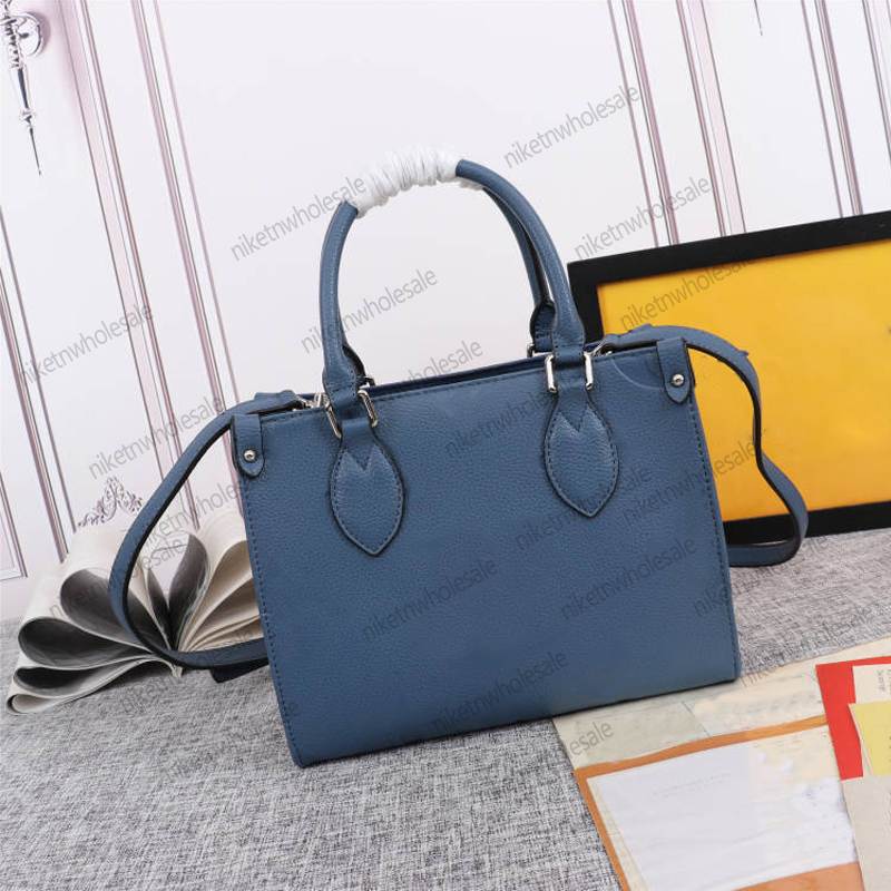 

ONTHEGO Luxury Designer Bags Giant Monograms Genuine leather Shoulder Bags Women Crossbody Totes 2Colors, ##