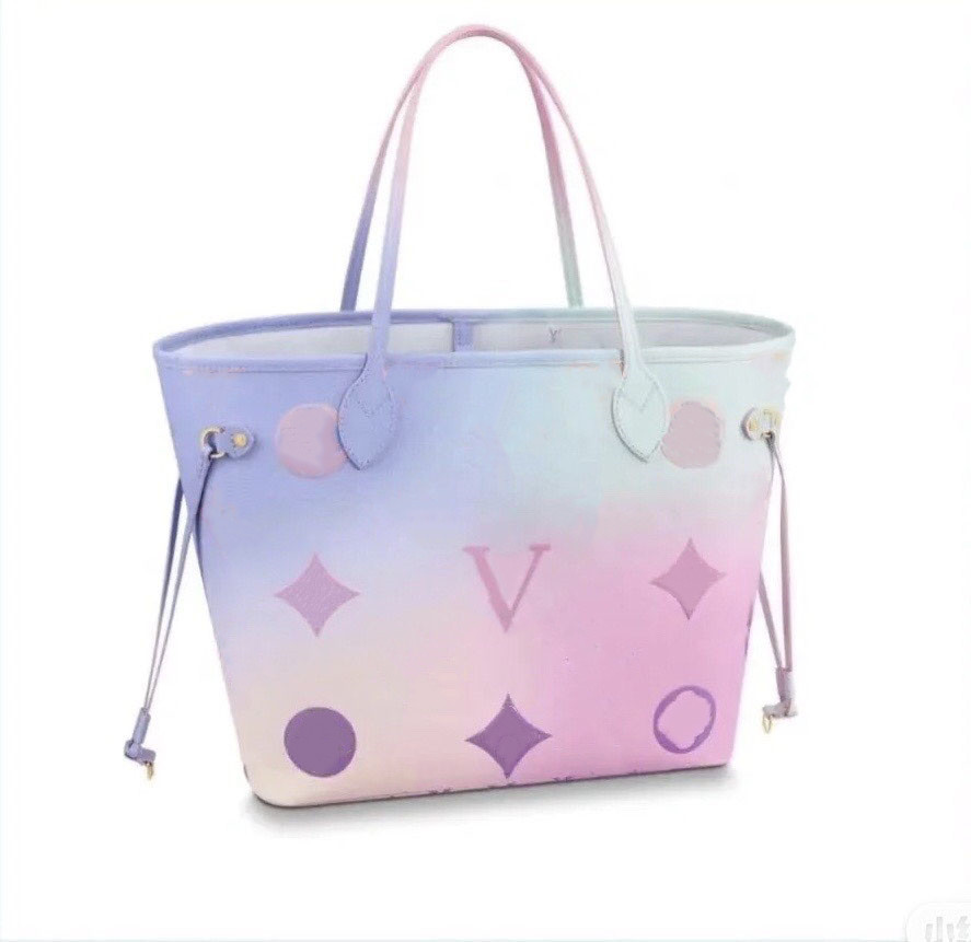

MM tote Spring Gradient Designers Evening bags womens crossbody bag Shopping Monograms canvas Genuine Leather handbags purses lady luxurys Coin Purse 2pcs set