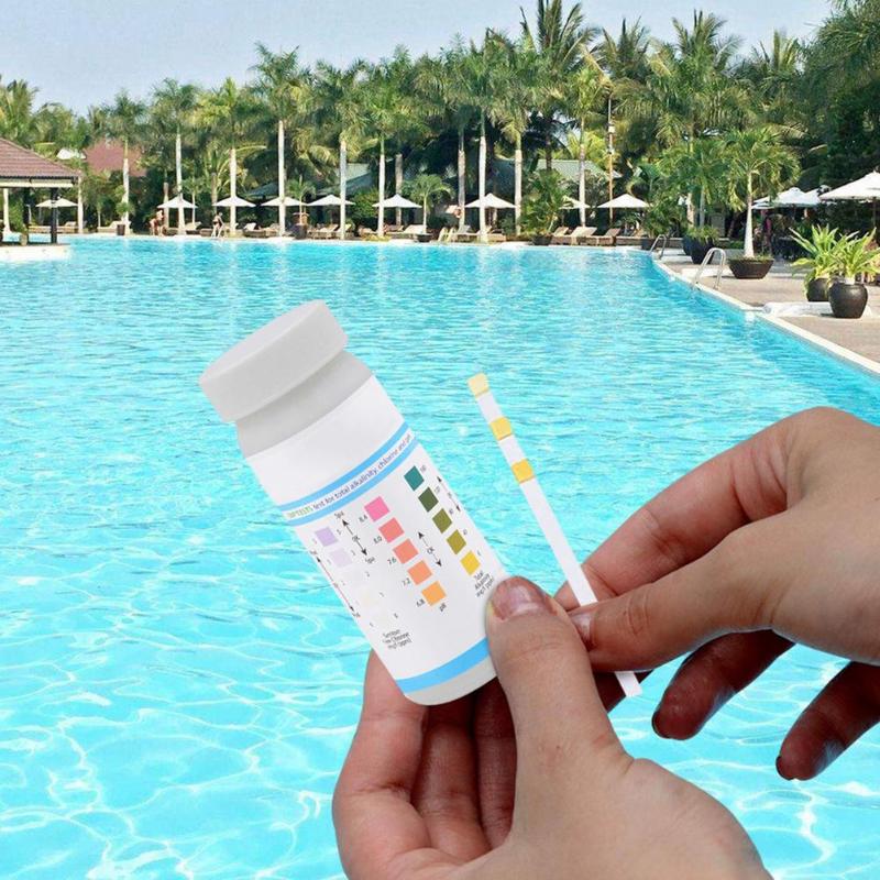 

Pool & Accessories Swimming PH Test Paper Three-in-one Multiple Water Tester SPA Alkalinity Hardness #WH