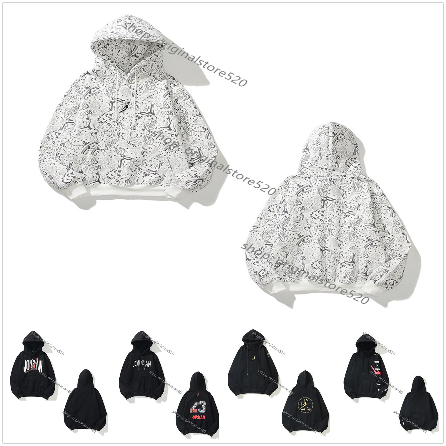 

Men's Tech fleece Hoodie High Quality women Sport Sweatshirts Reflective luminous Trapeze Splash Print Crew Neck Cotton Loose Casual Hoodies A15, 1pcs button